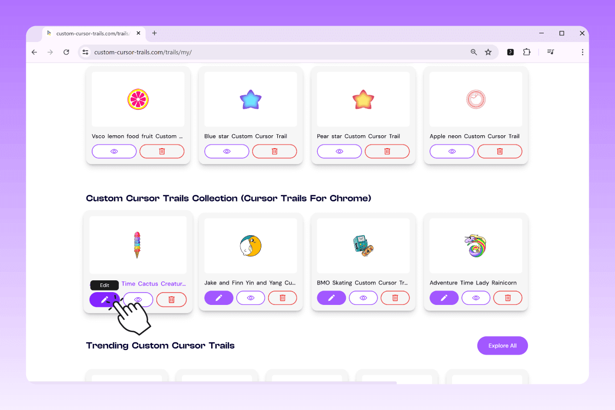 How To Manage Your Trails? - Custom Cursor Trails
