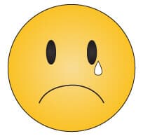 Sad smile