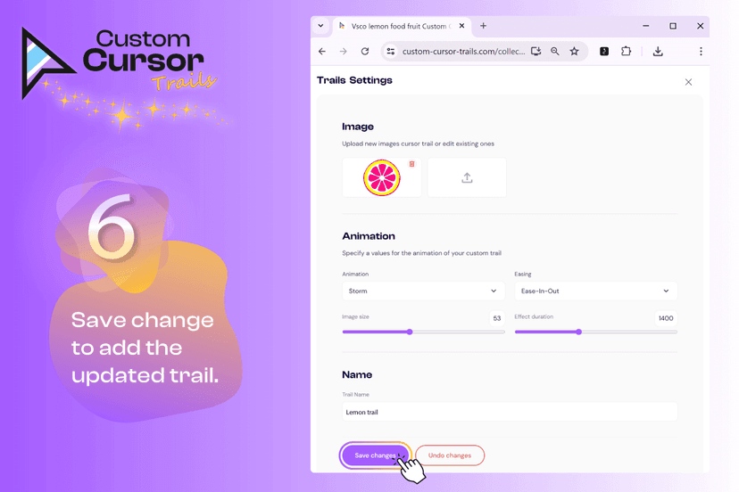 How to edit a trail? - Custom Cursor Trails