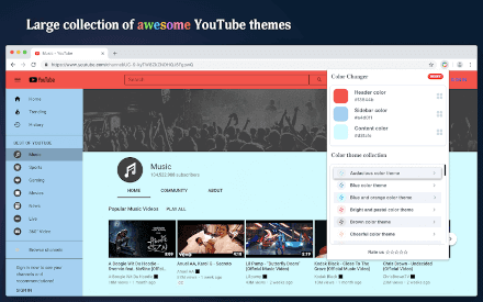 Theme & Color Changer for Youtube™