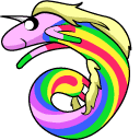 Adventure Time Lady Rainicorn custom cursor trail