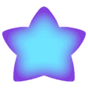 Blue star Custom Cursor Trail custom cursor trail