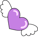 VSCO Girl Purple Heart and Cat Custom Cursor Trail custom cursor trail