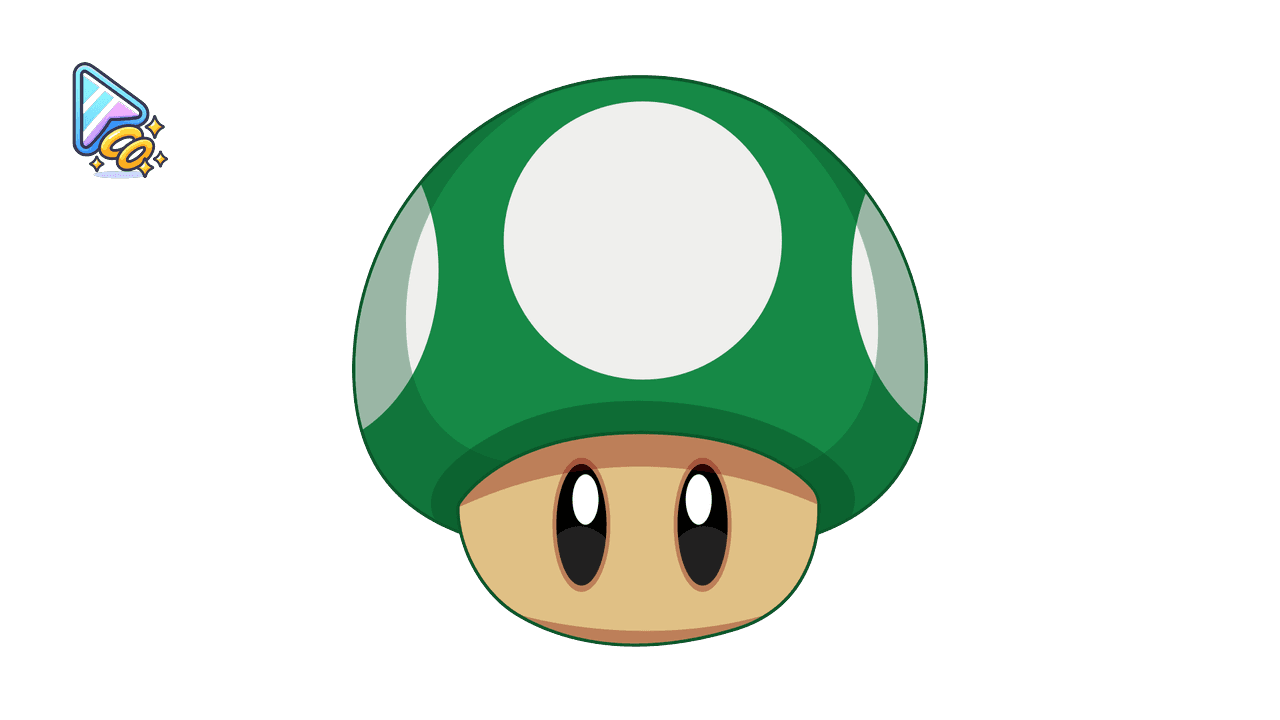 Custom 1-Up Mushroom Cursor Trail for Chrome and Edge custom cursor trail