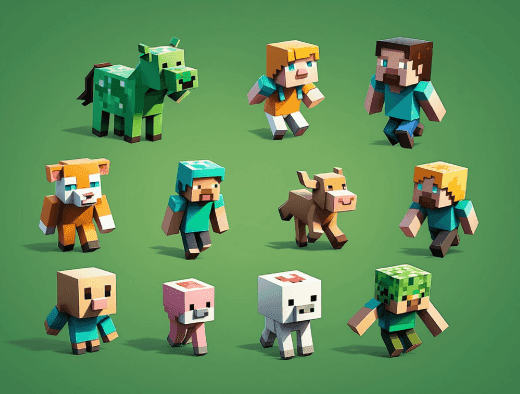 Minecraft Cursor Trails: