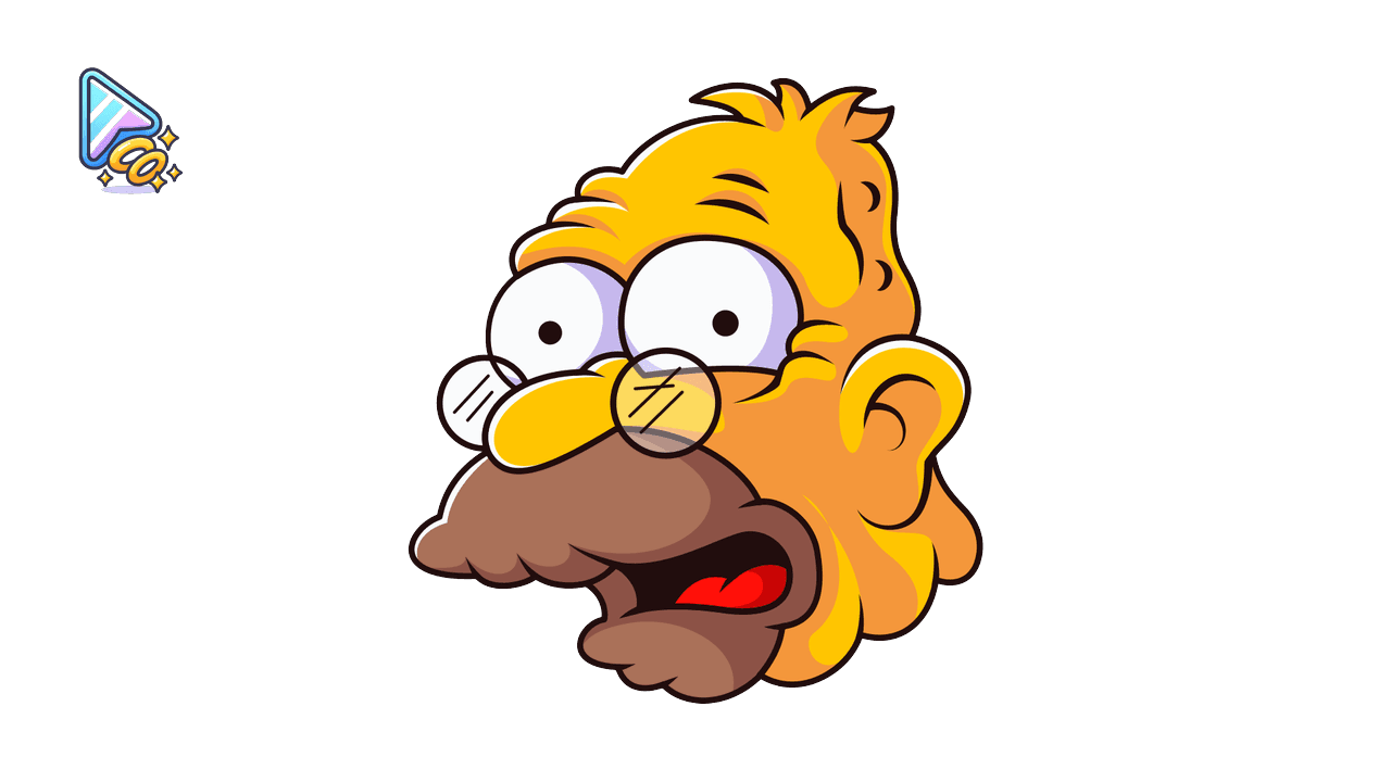 Abraham Simpson cursor trail custom cursor trail