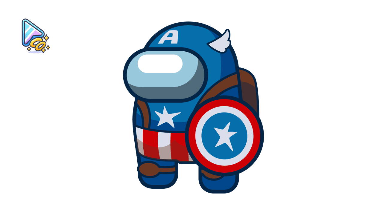 Custom Cursor Trail - Captain America Among Us custom cursor trail