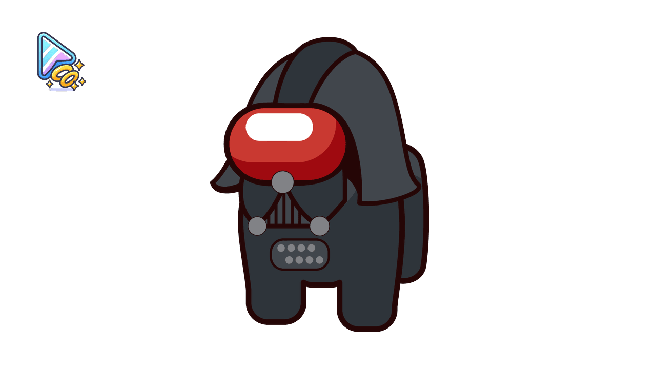 Among Us Darth Vader Custom Cursor Trail for Chrome & Edge custom cursor trail
