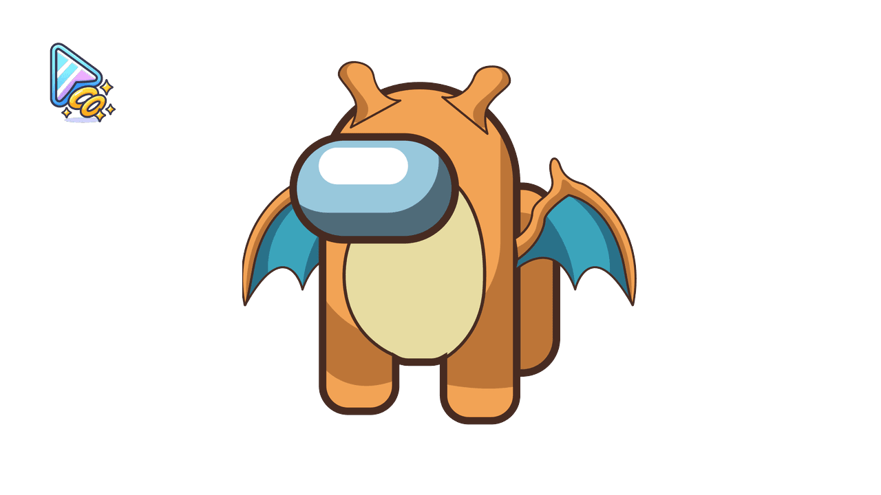 Among Us Dragonite Cursor Trail - Pokémon Collection custom cursor trail