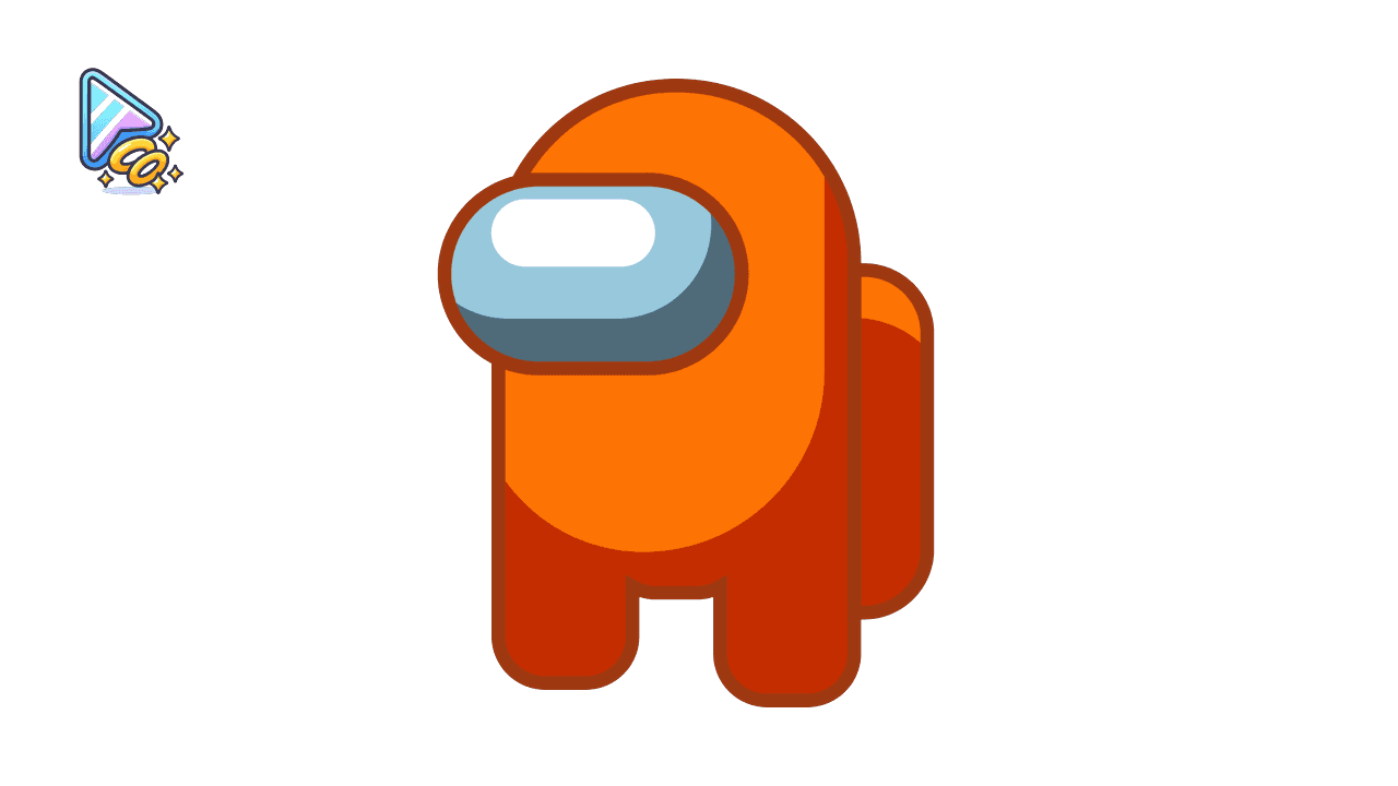 Orange Among Us Cursor Trail for Chrome & Edge custom cursor trail