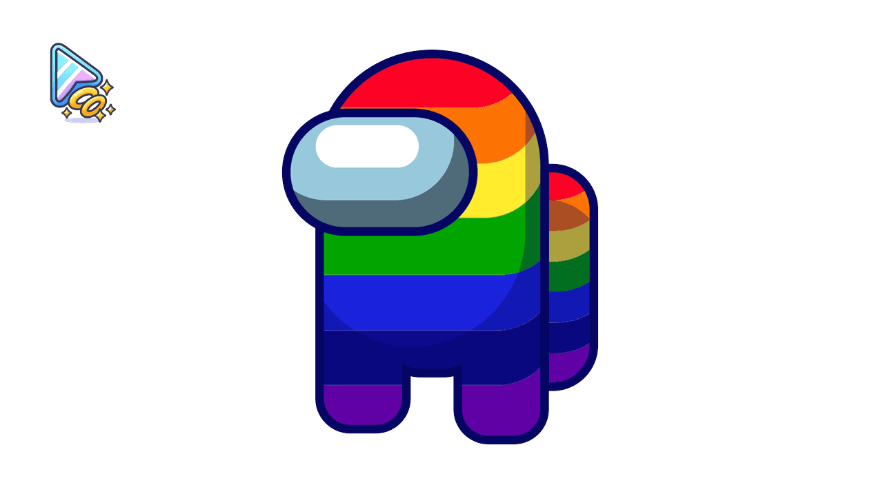 Among Us Rainbow Cursor Trail custom cursor trail