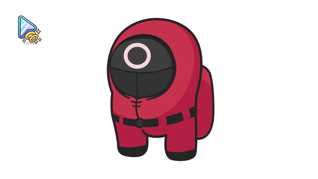Custom Squid Game Worker Cursor Trail for Among Us custom cursor trail