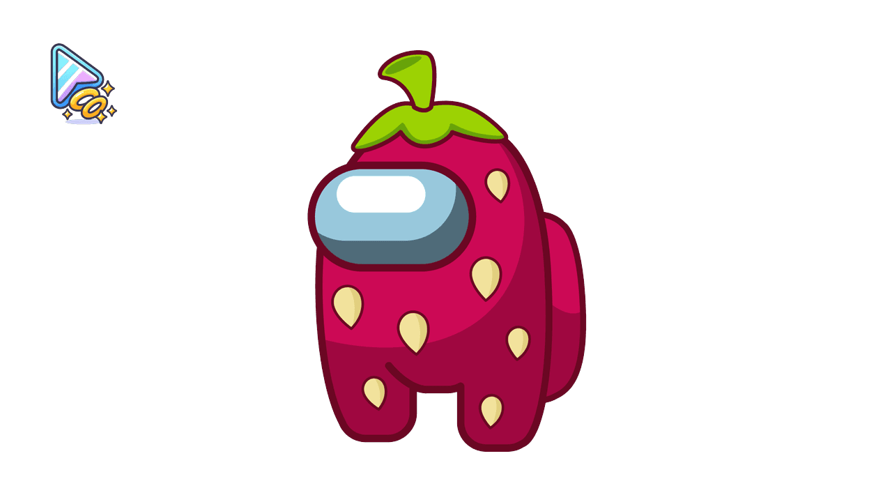 Custom Strawberry Cursor Trail - Among Us Theme custom cursor trail