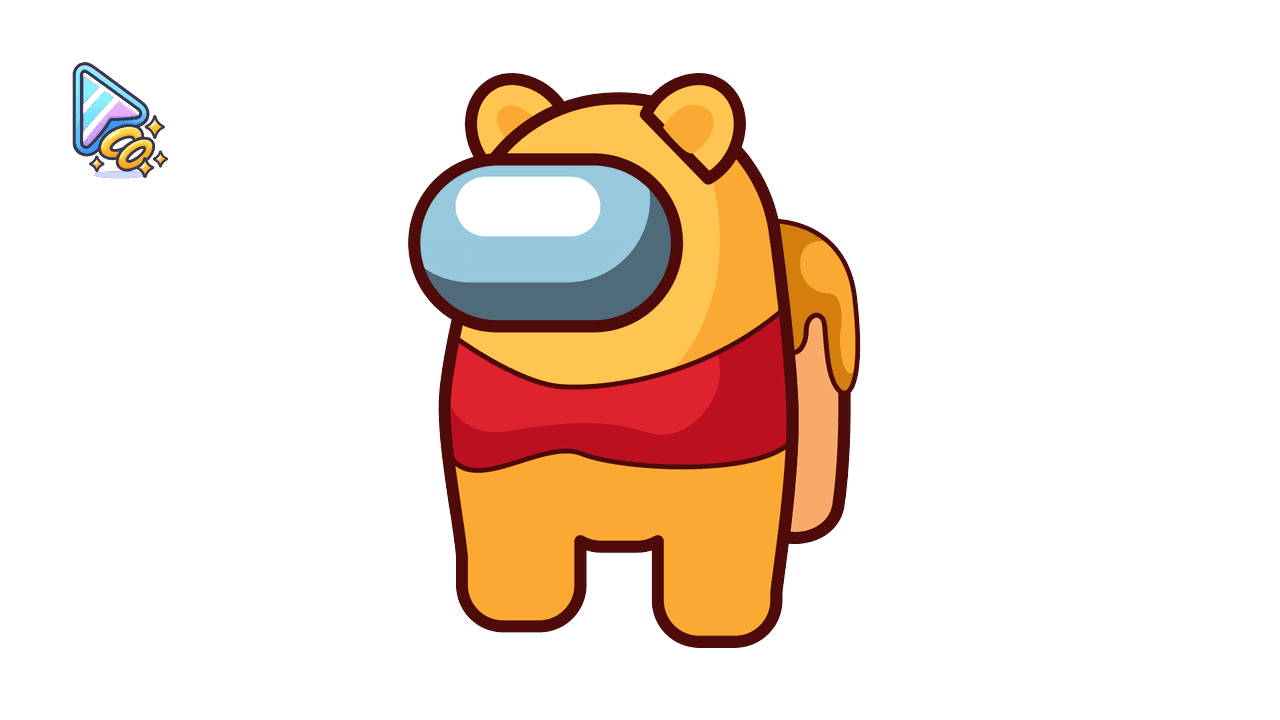 Winnie-the-Pooh Among Us Cursor Trail for Chrome custom cursor trail