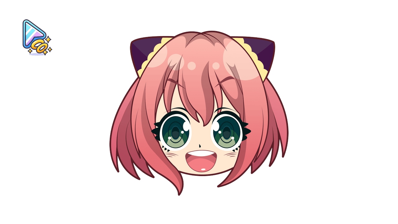 Anya Forger Custom Cursor Trail custom cursor trail