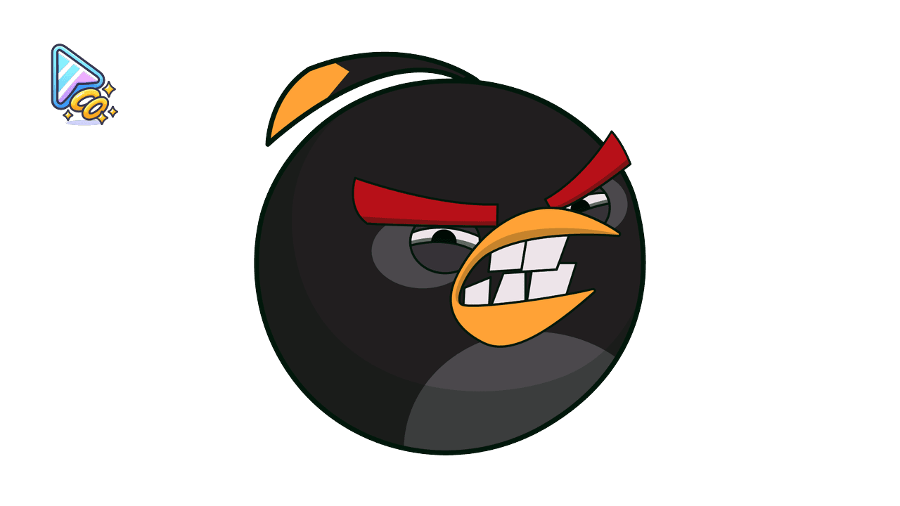 Bomb Custom Cursor Trail for Angry Birds Game Collection custom cursor trail
