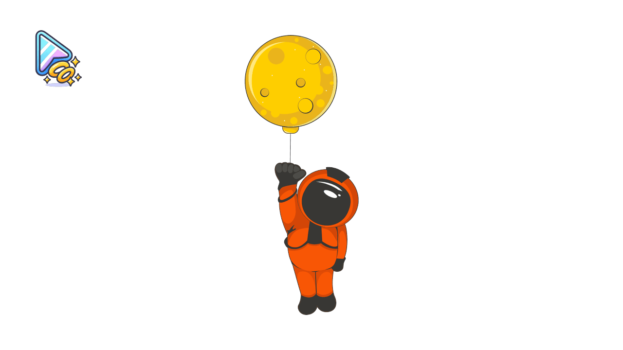 Brave Astronaut Cursor Trail for Chrome custom cursor trail