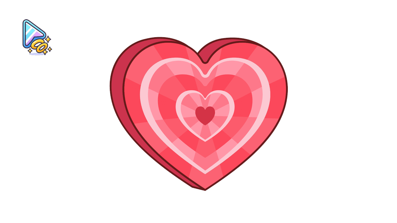 Heart Target Custom Cursor Trail custom cursor trail