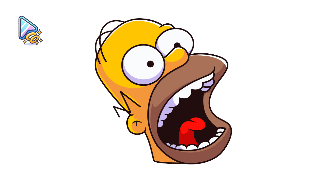 Homer and Beer Cursor Trail custom cursor trail