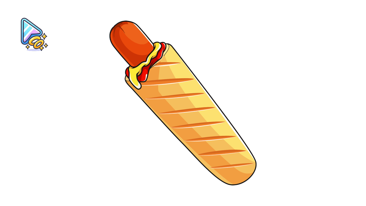 Hot Dog and Coca-Cola Chrome Cursor Trail custom cursor trail