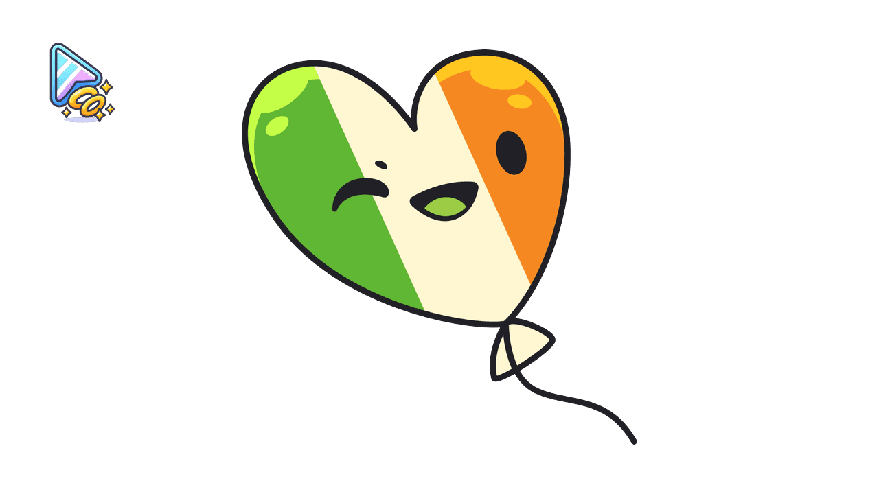 Irish Heart Cursor Trail custom cursor trail