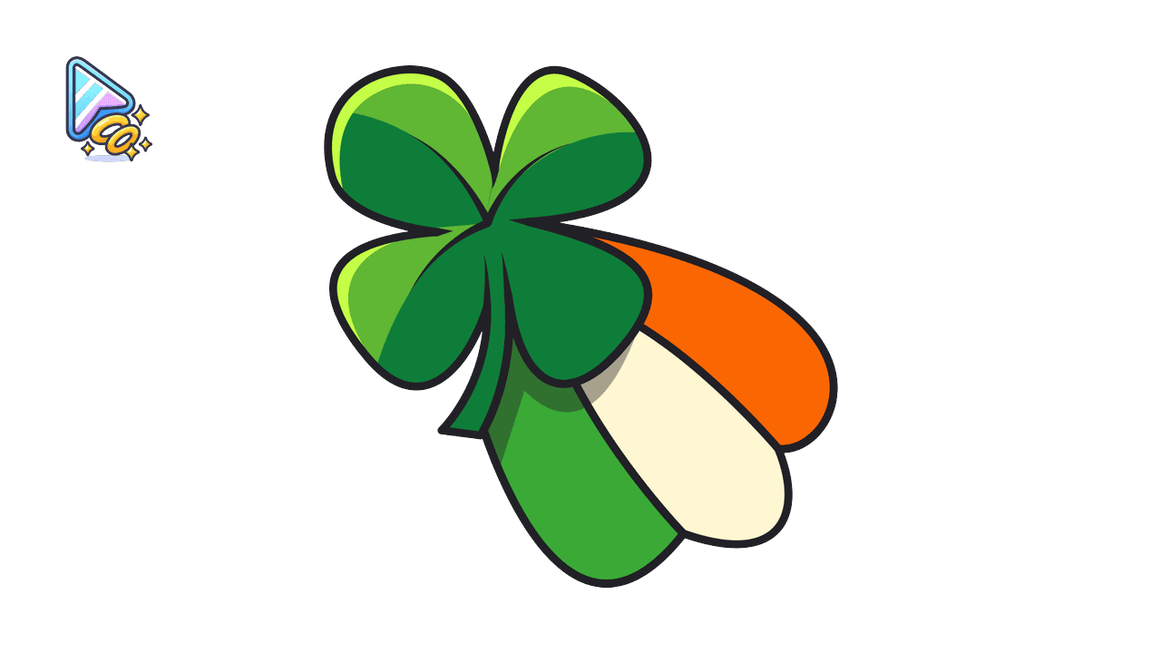 Irish Shamrock Trail Cursor custom cursor trail