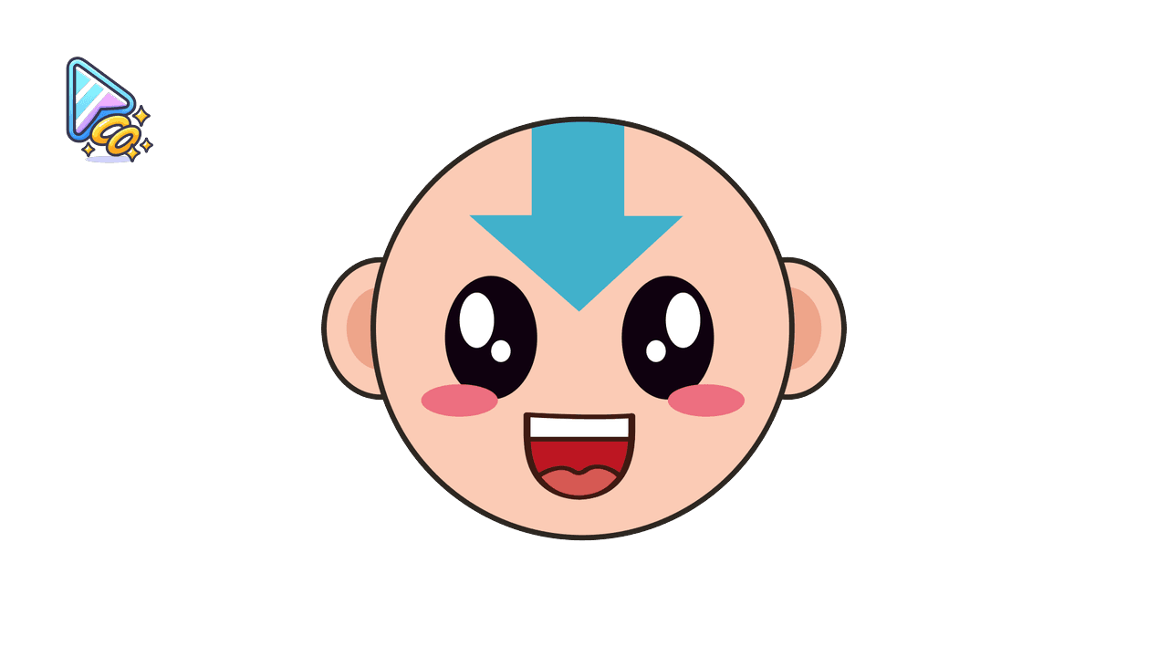 Kawaii Aang Cursor Effect Trail custom cursor trail