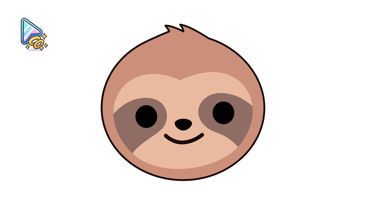 Kawaii Baby Sloth Cursor Trail custom cursor trail