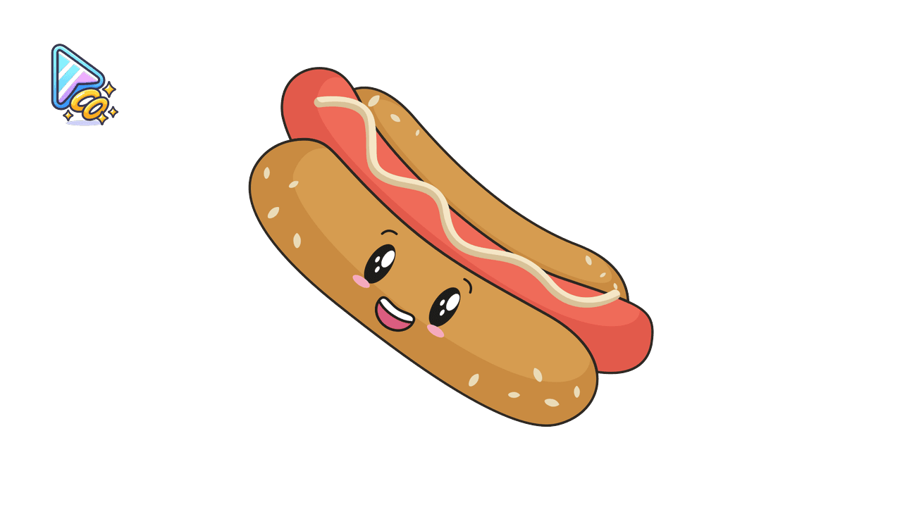 Kawaii Fast Food Cursor Trail custom cursor trail