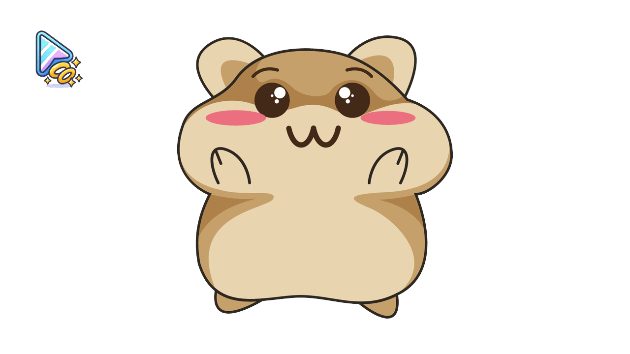 Kawaii Hamster Cursor Trail for Chrome custom cursor trail