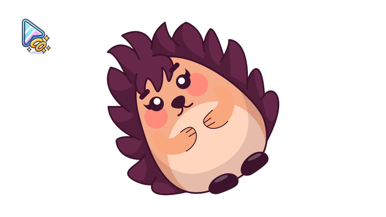Kawaii Hedgehog Cursor Trail for Chrome custom cursor trail