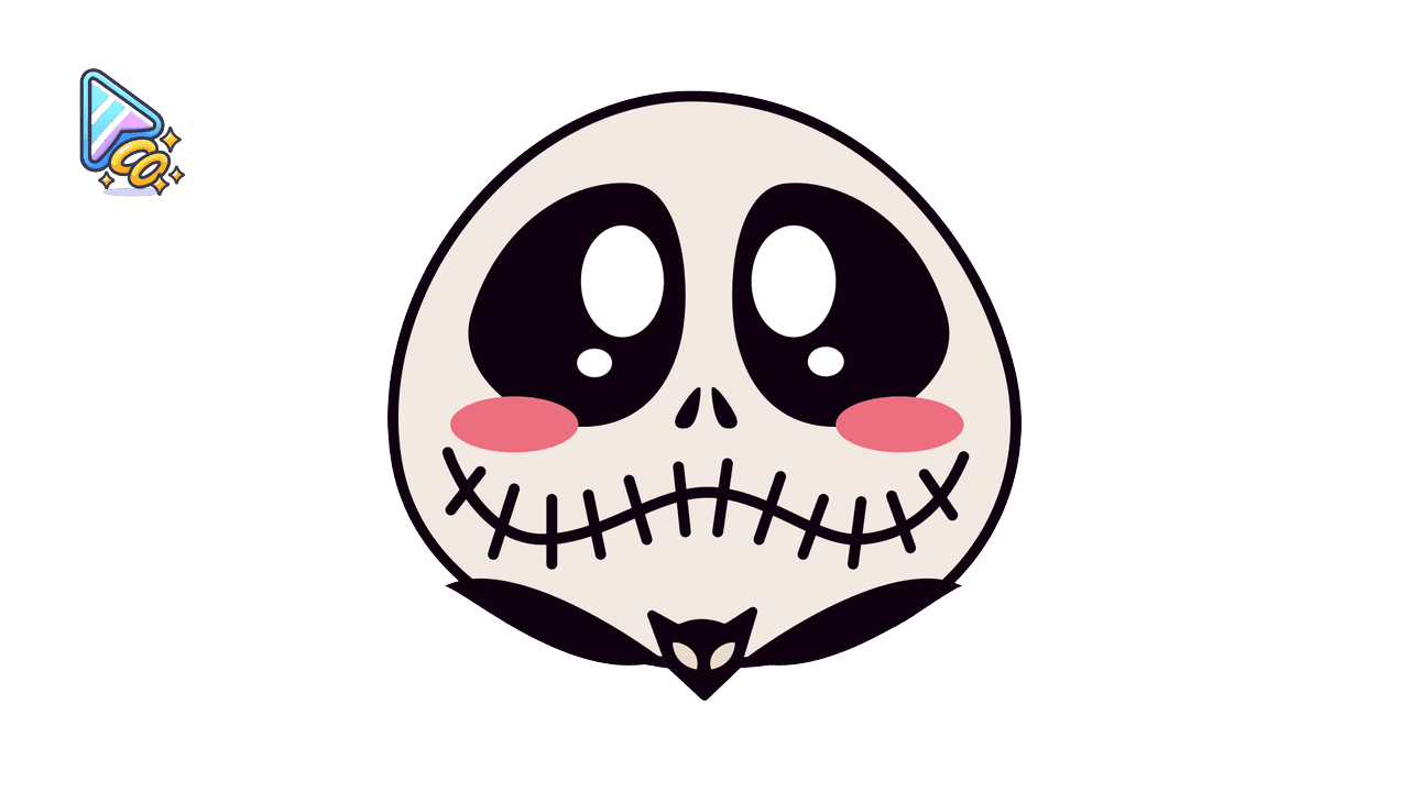 Kawaii Jack Skellington Cursor Trail custom cursor trail