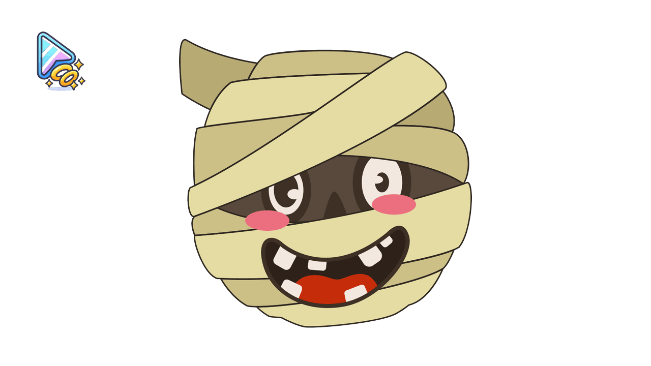 Kawaii Mummy Cursor Trail for Chrome & Edge custom cursor trail