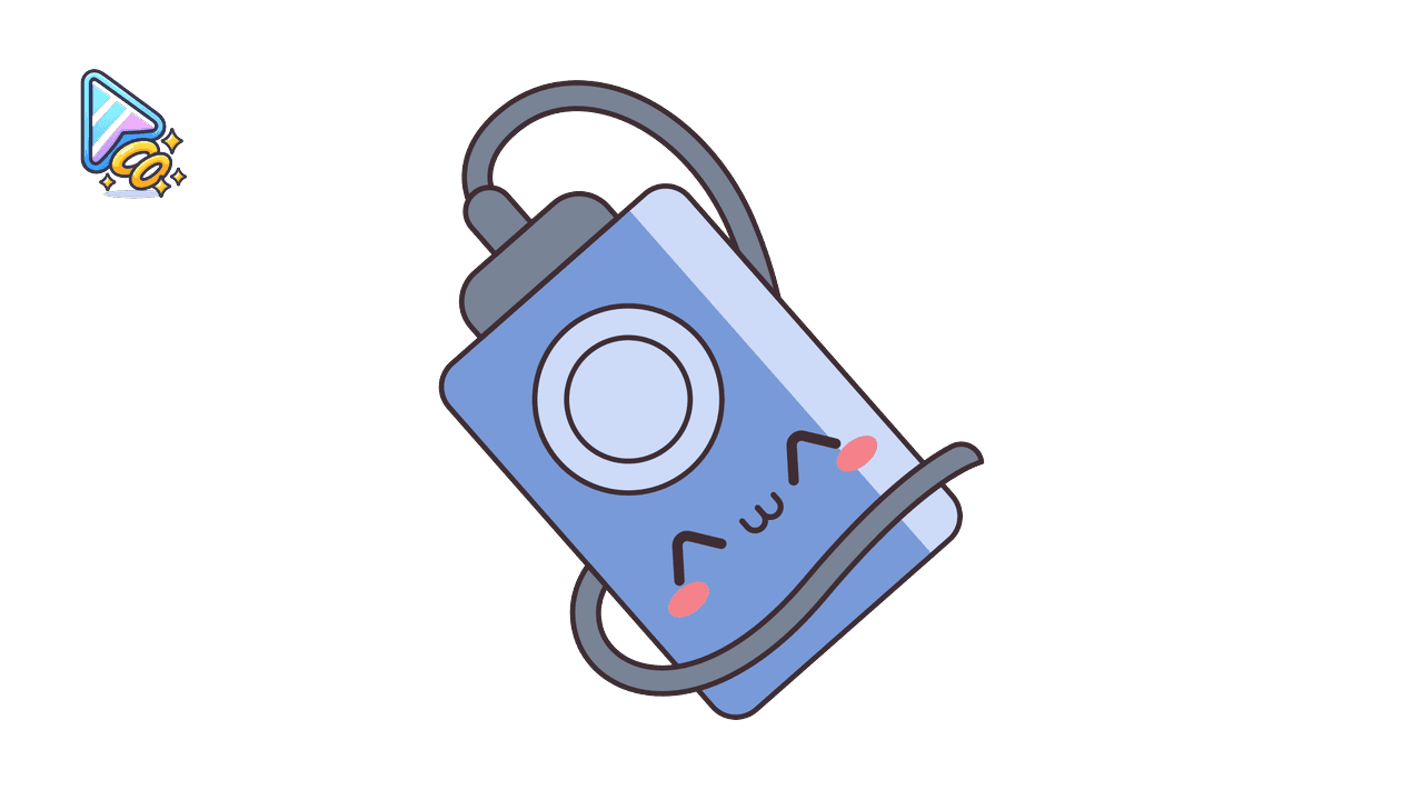 Kawaii Music Player Cursor Trail for Chrome custom cursor trail