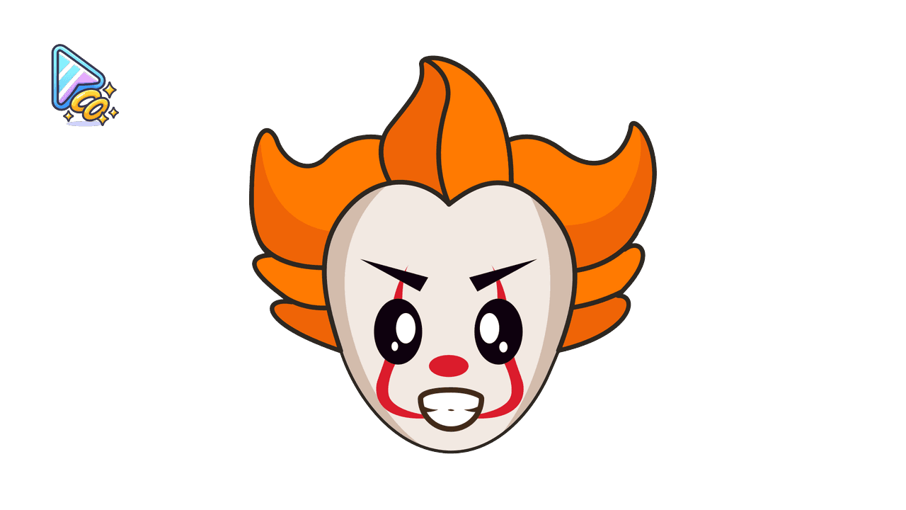 Kawaii Pennywise Cursor Trail custom cursor trail