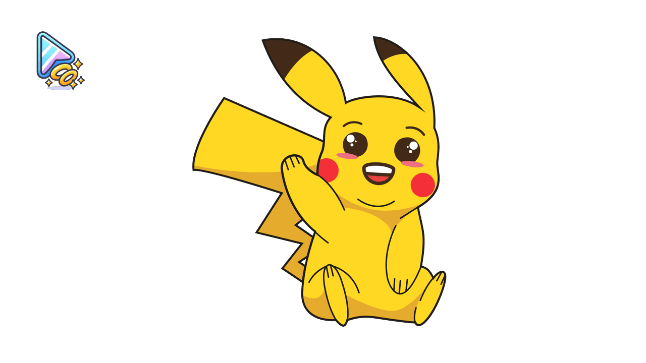 Kawaii Pikachu Cursor Trail custom cursor trail