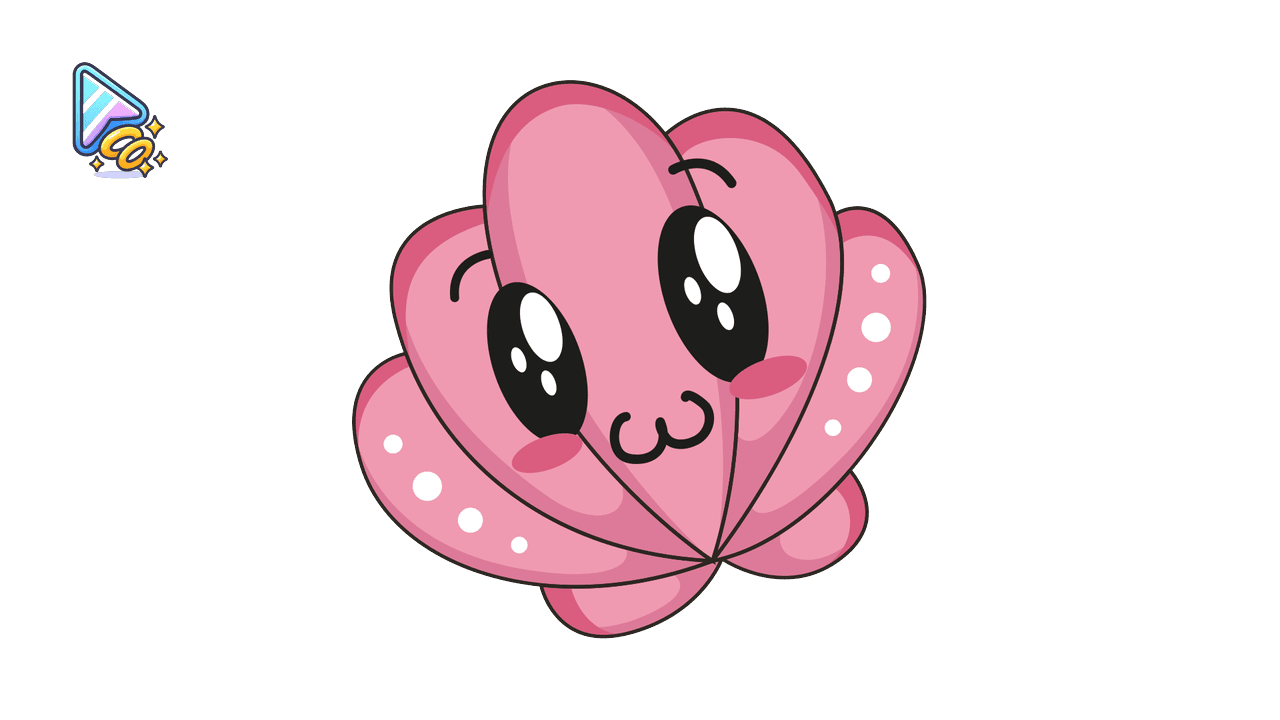 Kawaii Seashell Cursor Trail custom cursor trail