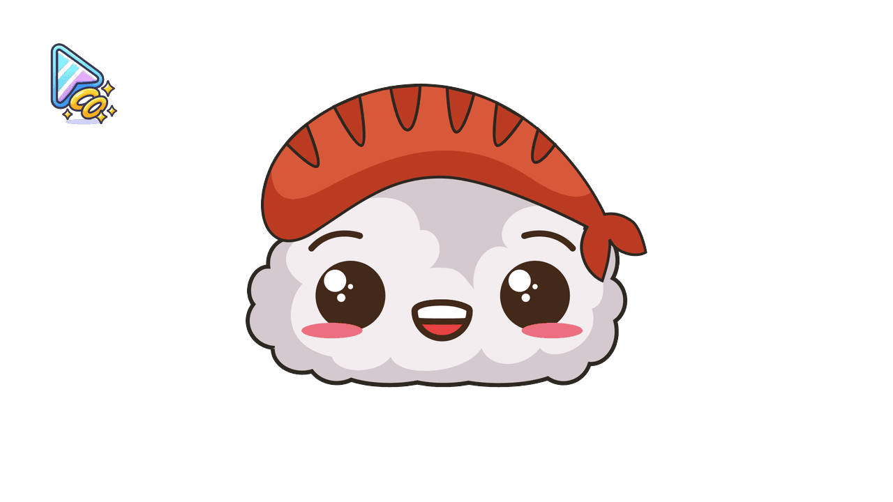 Cute Sushi Cursor Trail for Mouse and Pointer custom cursor trail