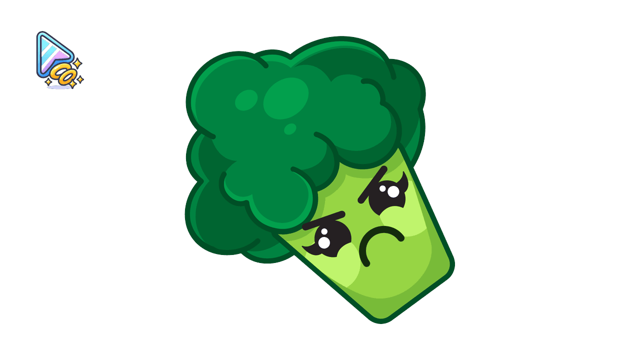 Kawaii Veggie Cursor Trail custom cursor trail