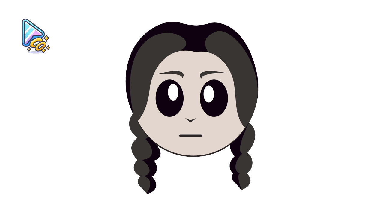 Wednesday Addams Cursor Trail custom cursor trail