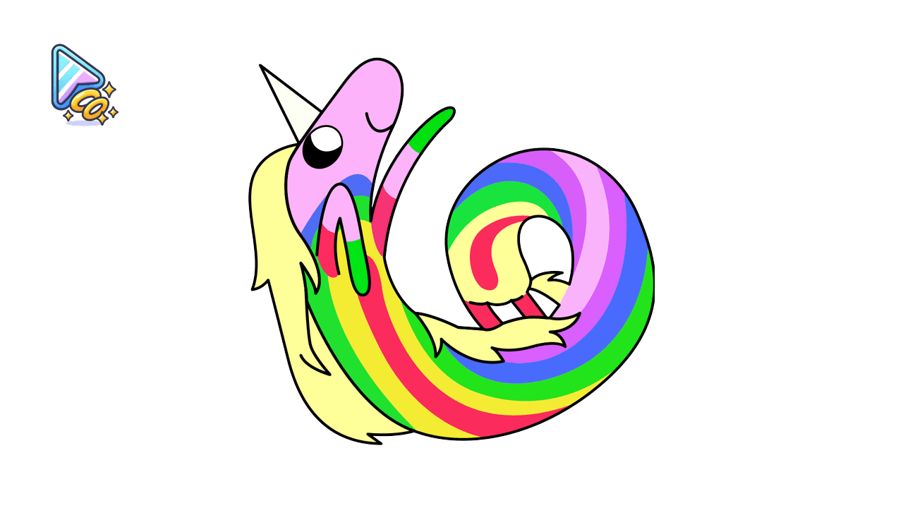 Lady Rainicorn Custom Cursor Trail custom cursor trail