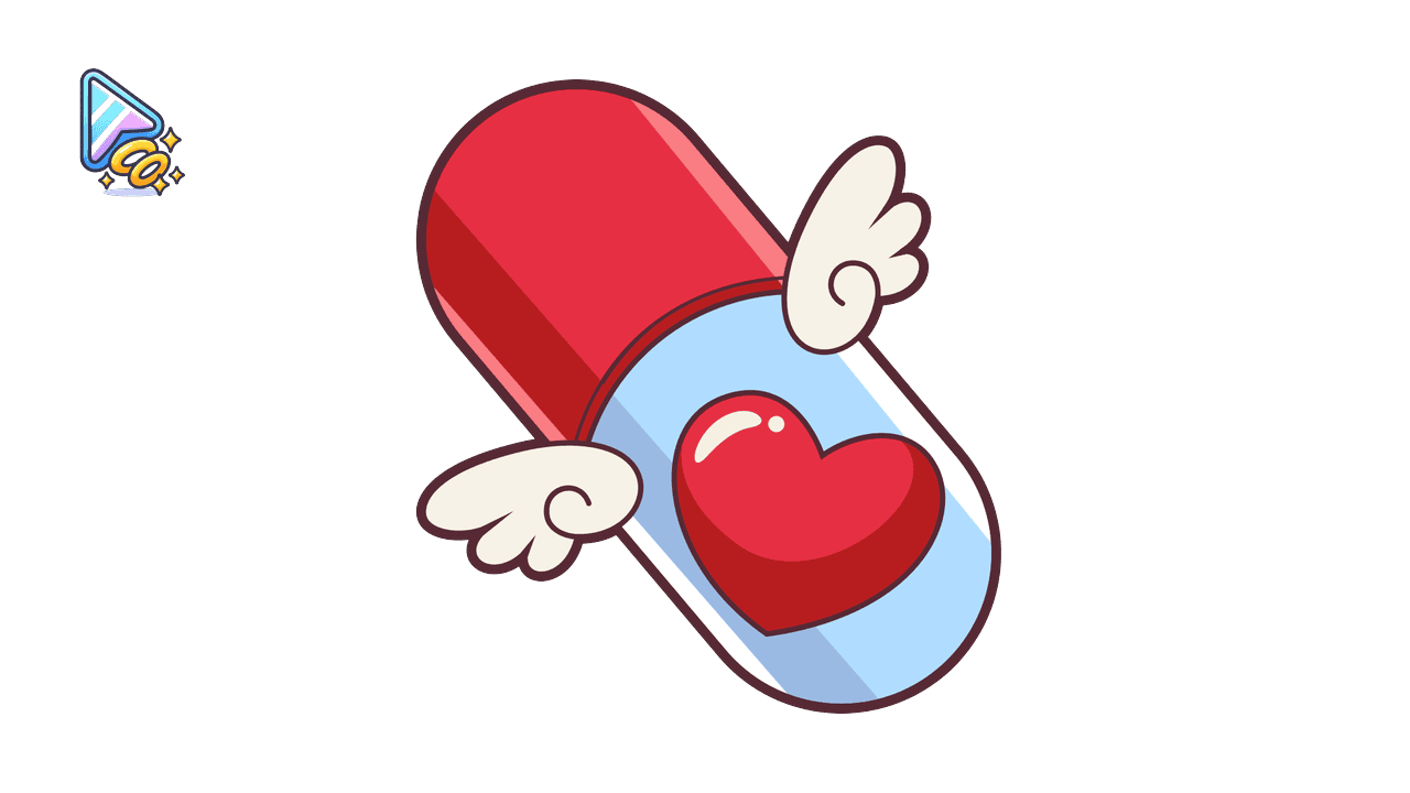 Romantic Cursor Trail - Love Pill Customizer for Chrome/Edge custom cursor trail