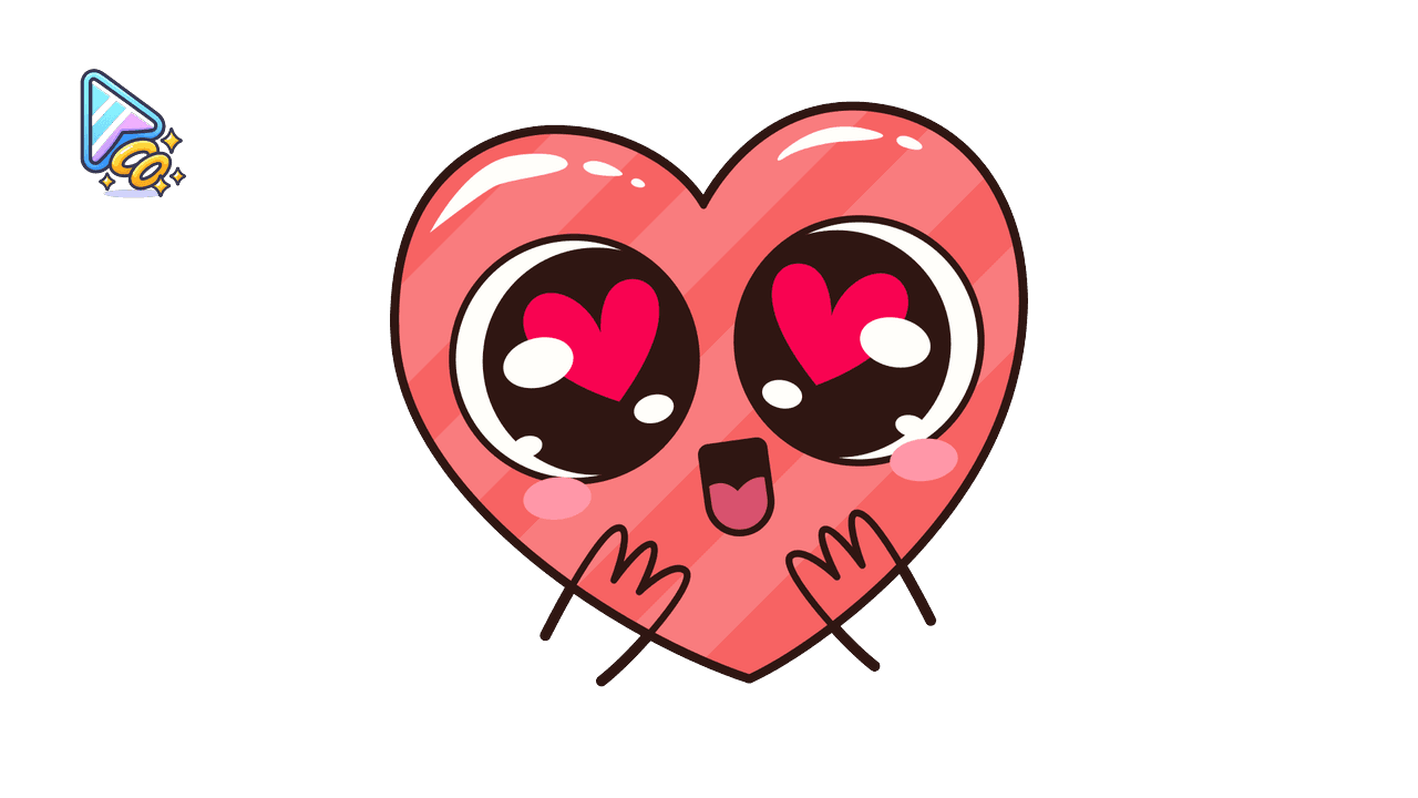 Loving Heart Cursor Trail custom cursor trail