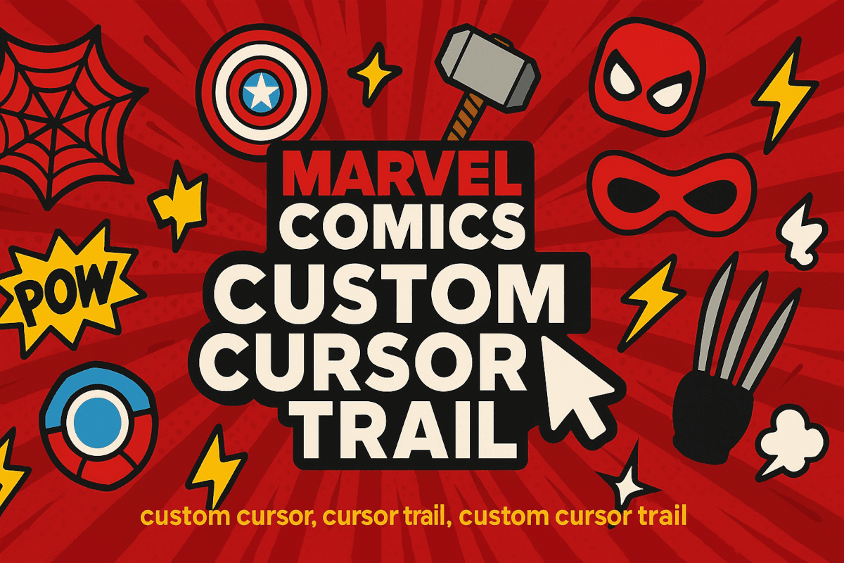 Marvel Comics Cursor Trails