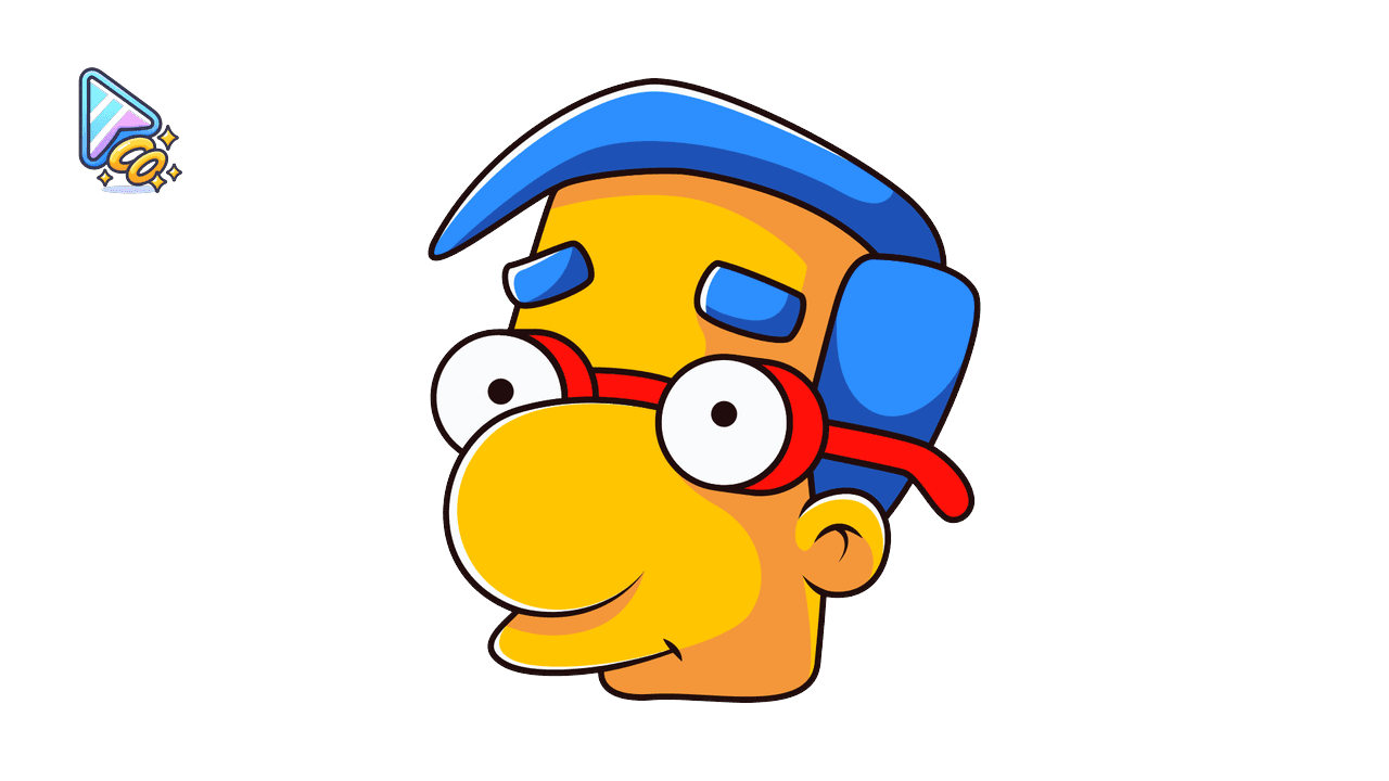 Milhouse Van Houten Cursor Trail custom cursor trail