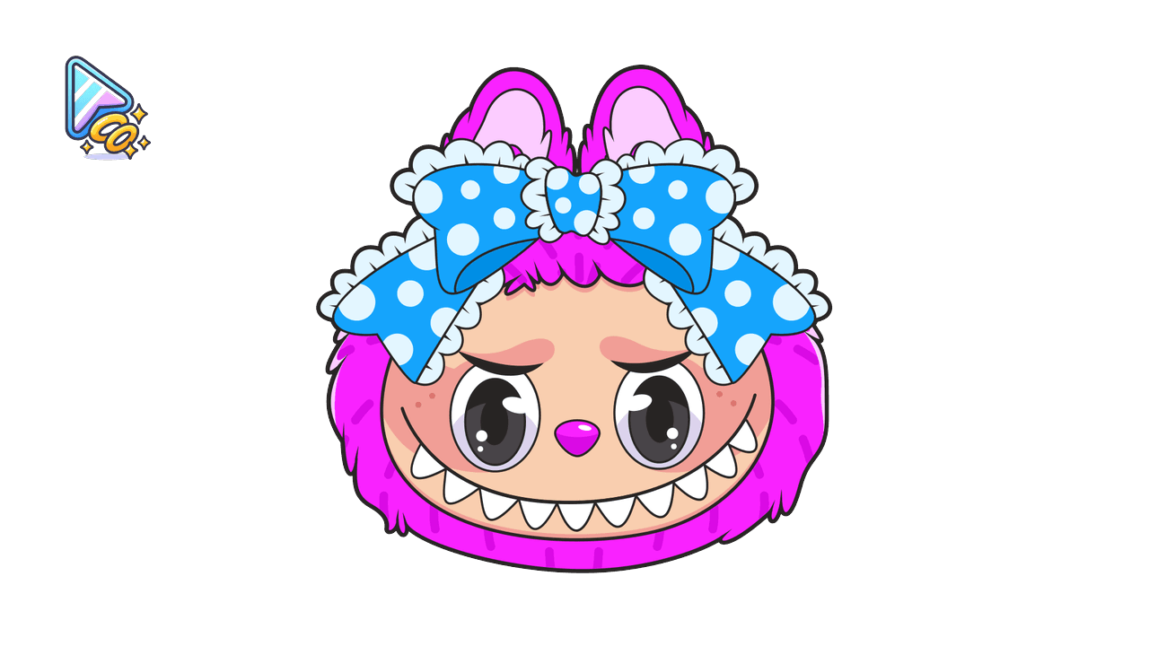 Pink Labubu Custom Cursor Trail custom cursor trail