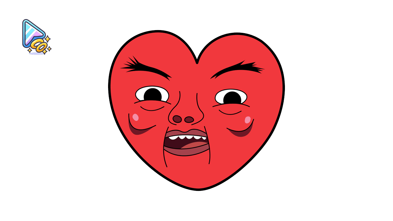 Ricardio Custom Cursor Trail - Adventure Time Love Symbol custom cursor trail