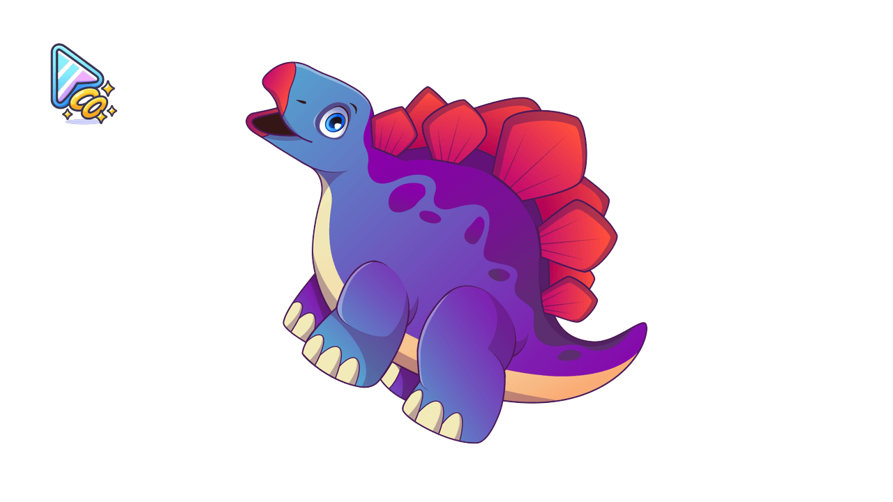 Stegosaurus Cursor Trail for PCs custom cursor trail
