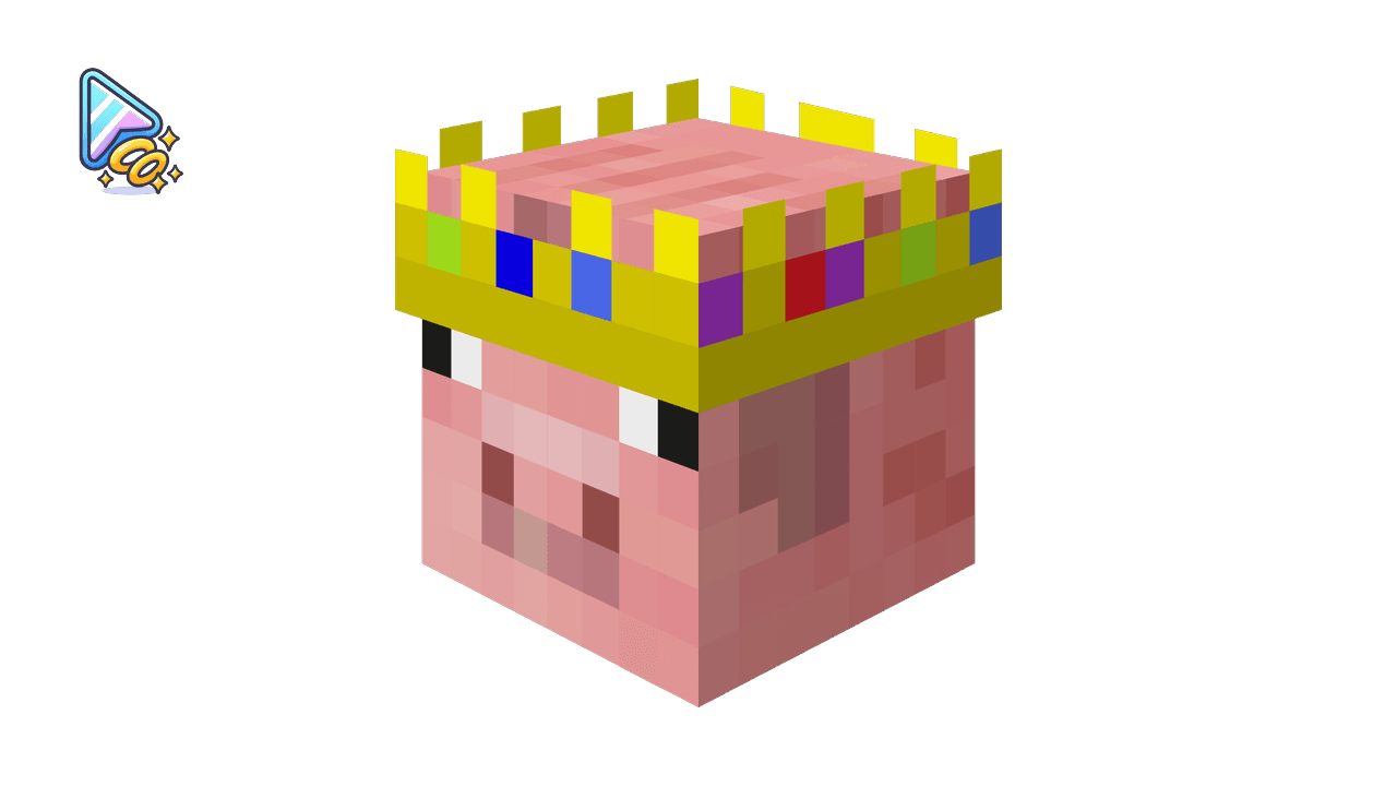 Technoblade Minecraft-Style Cursor Trail custom cursor trail