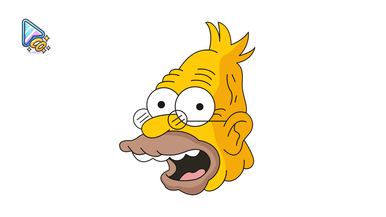 Abraham Simpson II Cursor Trail custom cursor trail
